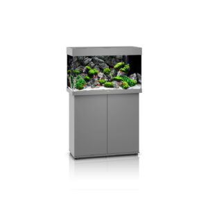 JUWEL Rio 125 LED SBX mit Unterschrank grau