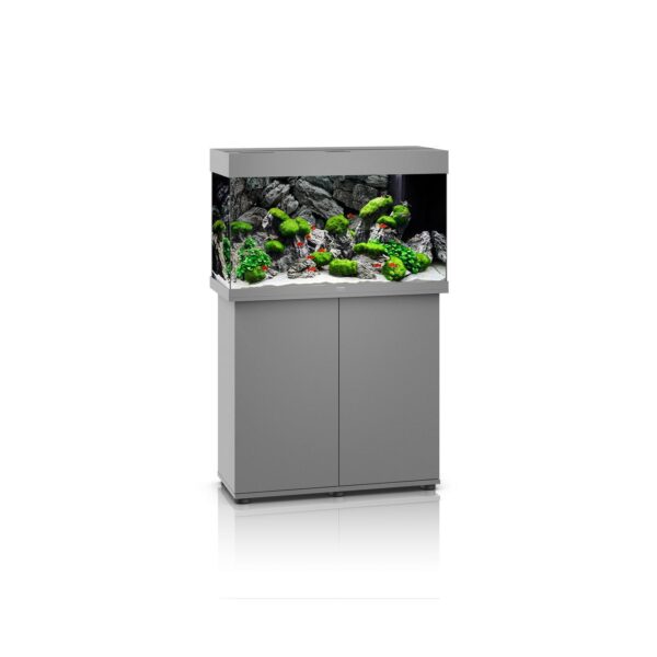 JUWEL Rio 125 LED SBX mit Unterschrank grau