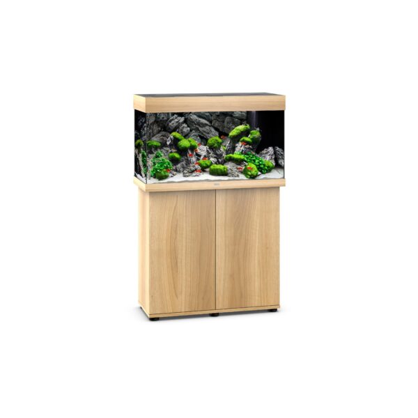 JUWEL Rio 125 LED SBX mit Unterschrank helles Holz