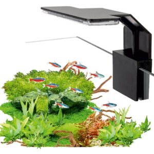 Happet Aquariumlampe Mini Schwarz 6W