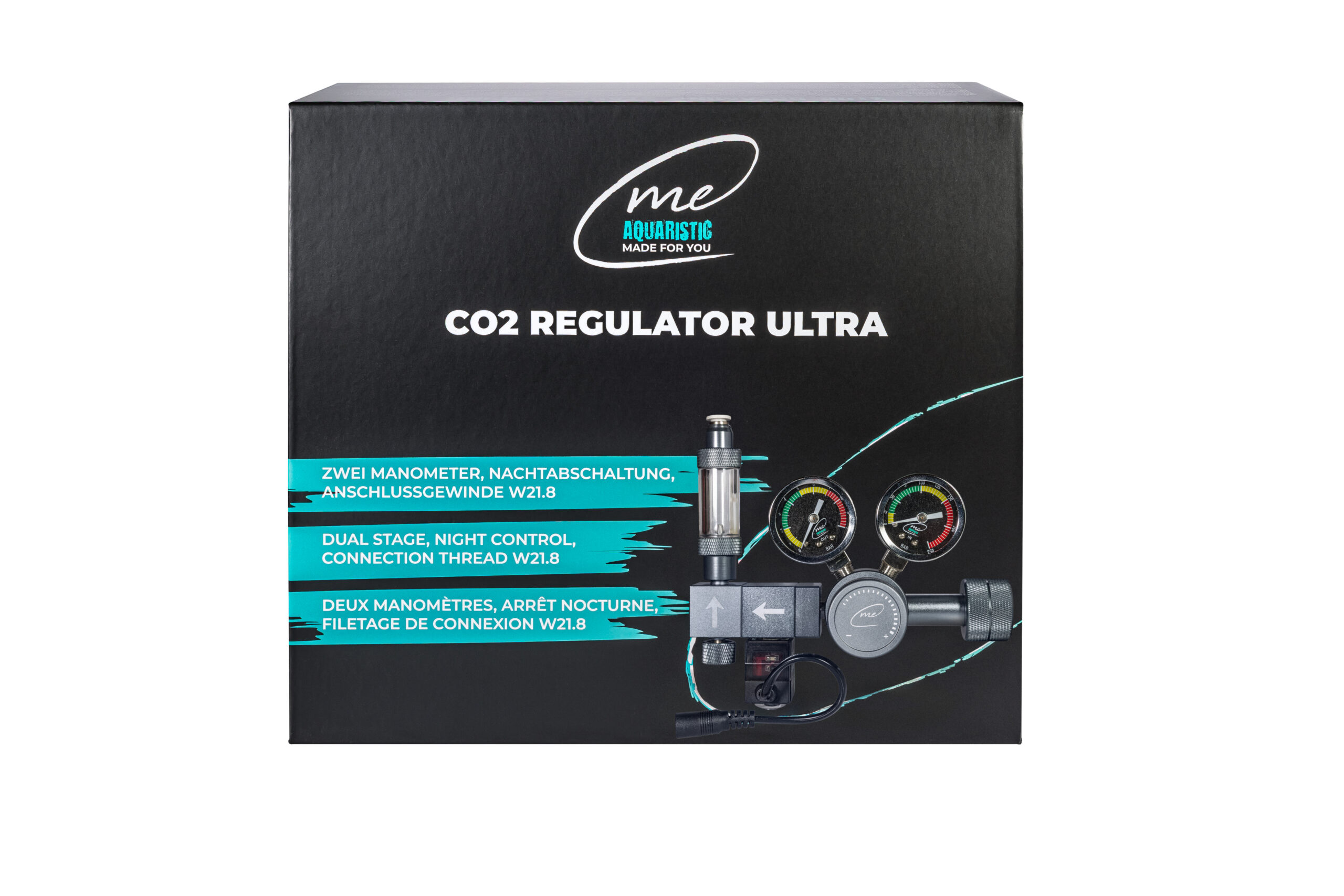 Me CO2 Regulator Ultra, Druckminderer inkl. Magnetventil