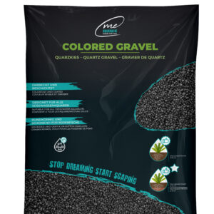 Me Colored Gravel Obsidian Black, 2-3 mm (10 kg)